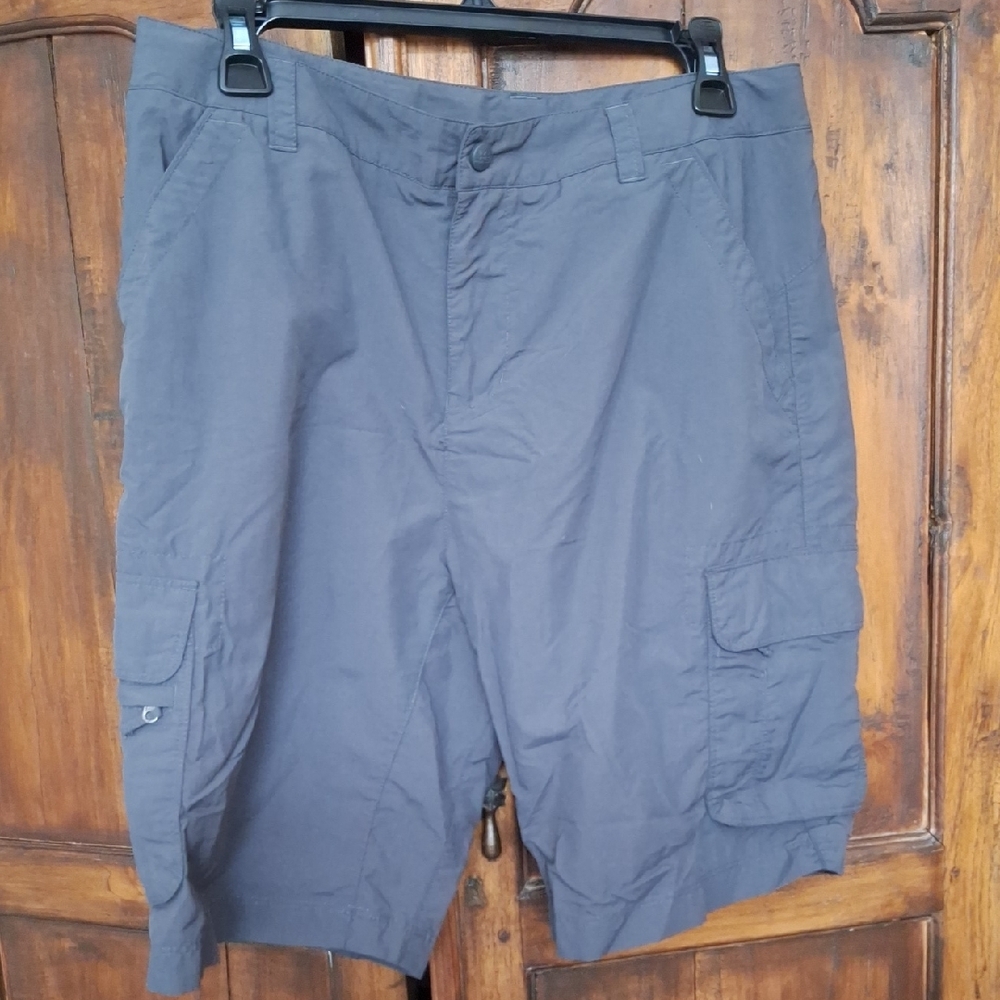 REI Gray Athletic Shorts with Relaxed Fit and Belt Loops